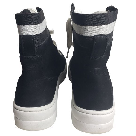 Timberland Womens Size 9.5 Black / White Ruby Ann Sneaker Boots Lace Front - Picture 5 of 11